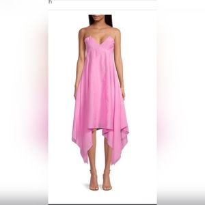 NWT Rebecca Taylor midi Silk and cotton dress size 2